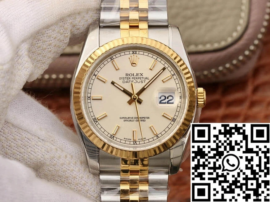 Rolex Gold AR 36MM Factory Yellow 116233 Datejust 0504